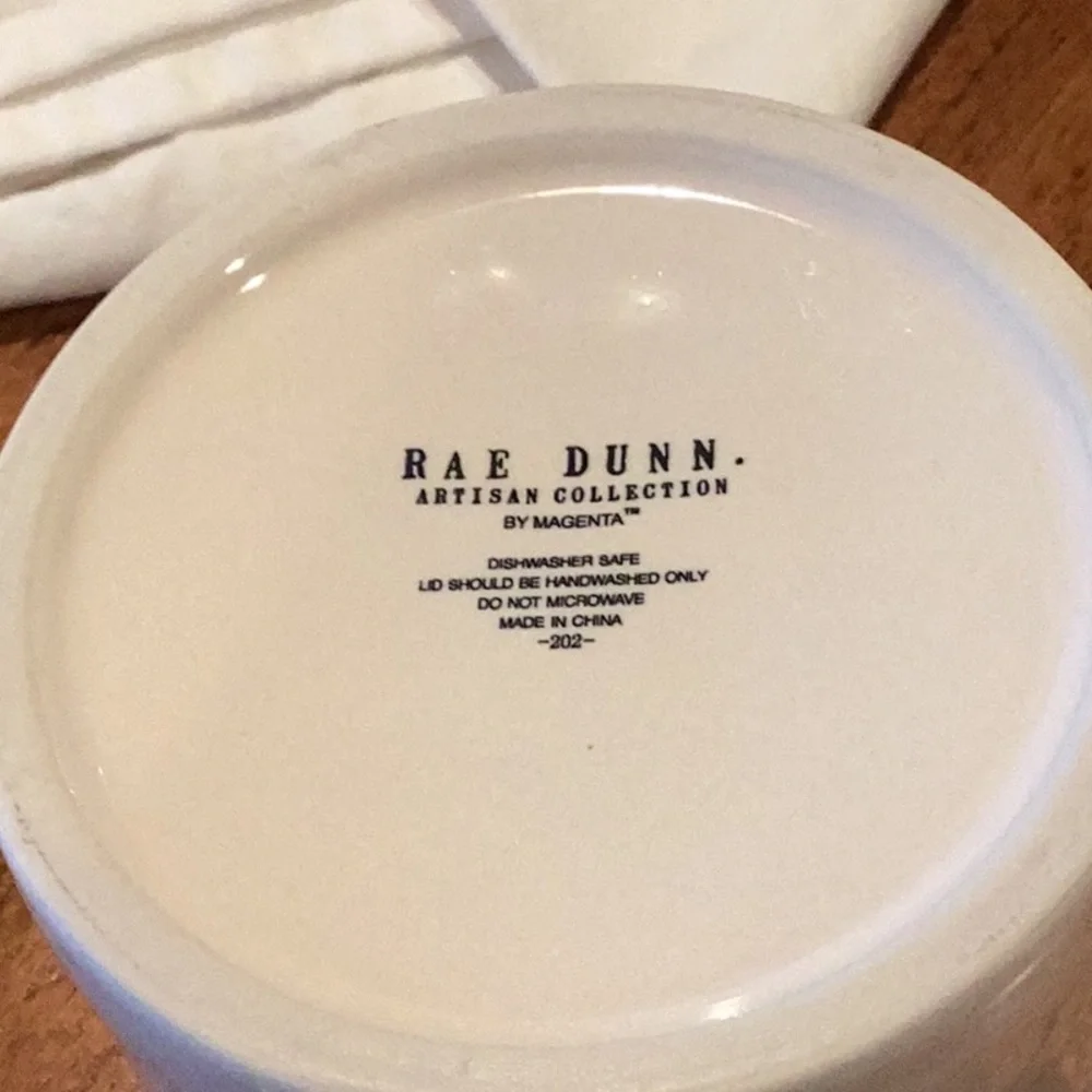Rae Dunn baby Heart canister